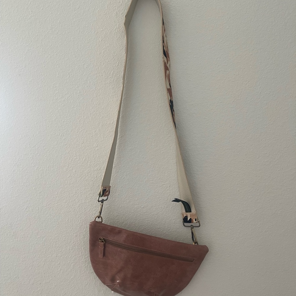 Anthro Pink Crossbody Bag